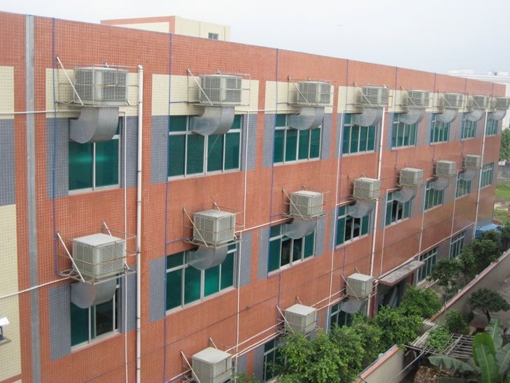 深圳電子廠環(huán)?？照{(diào)安裝案例